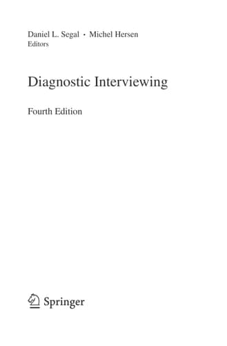 Diagnostic Interviewing