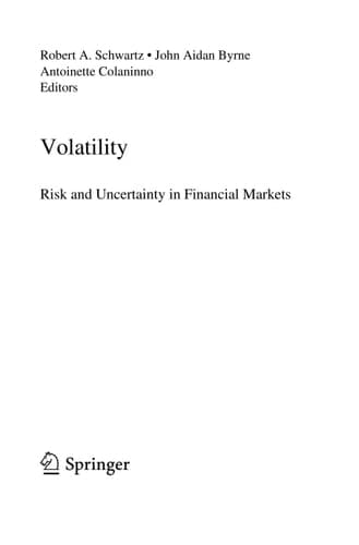 Volatility Risk and Uncertainty in Financial Markets