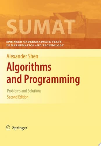 Algorithms and Programming Problems and Solutions