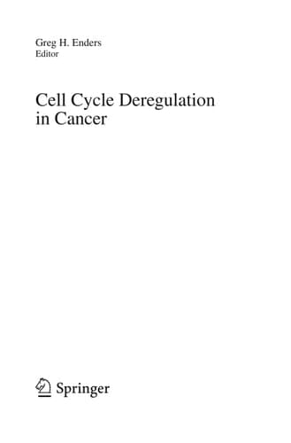 Cell Cycle Deregulation in Cancer