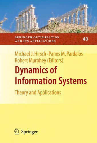 Dynamics of Information Systems Theory and Applications
