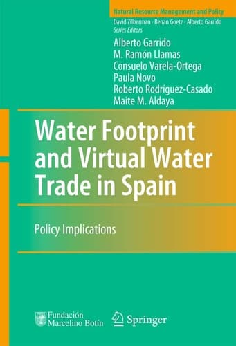 Water Footprint and Virtual Water Trade in Spain Policy Implications