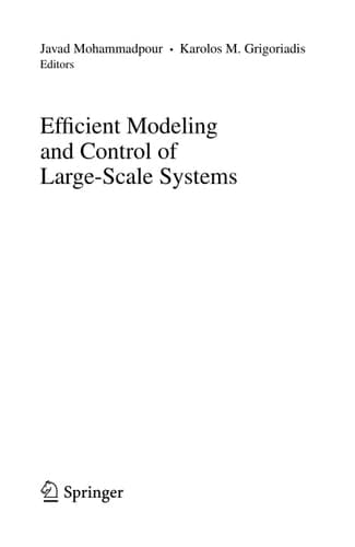 Efficient Modeling and Control of Large-Scale Systems