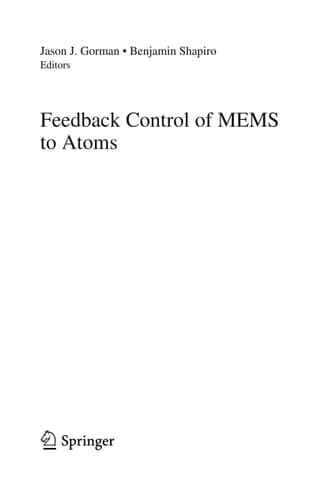Feedback Control of MEMS to Atoms