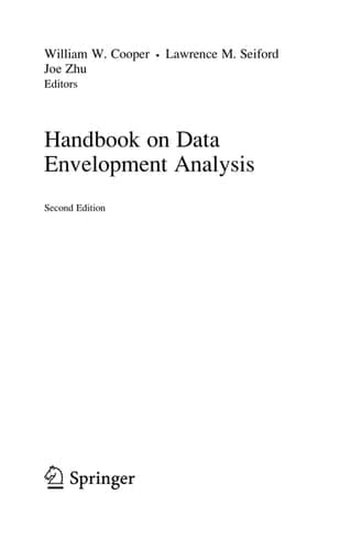 Handbook on Data Envelopment Analysis (International Series in Operations Research & Management Science, 164)