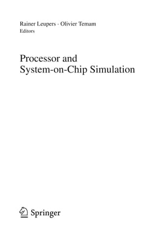 Processor and System-on-Chip Simulation