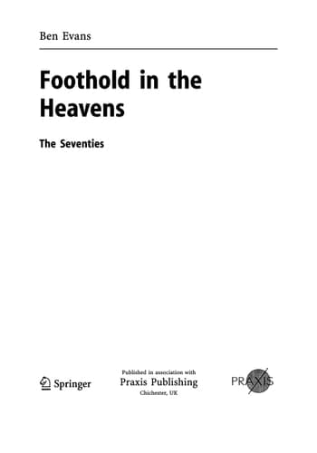 Foothold in the Heavens The Seventies