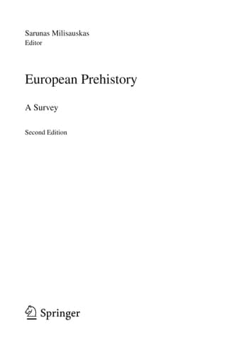 European Prehistory A Survey