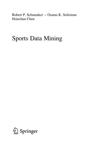 Sports Data Mining