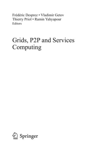 Grids, P2P and Services Computing