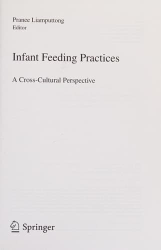 Infant Feeding Practices A Cross-Cultural Perspective