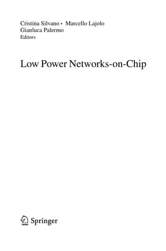 Low Power Networks-on-Chip