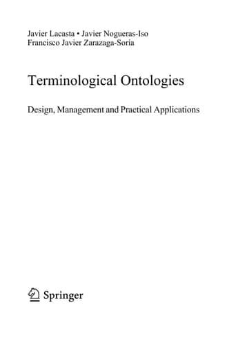Terminological Ontologies Design, Management and Practical Applications