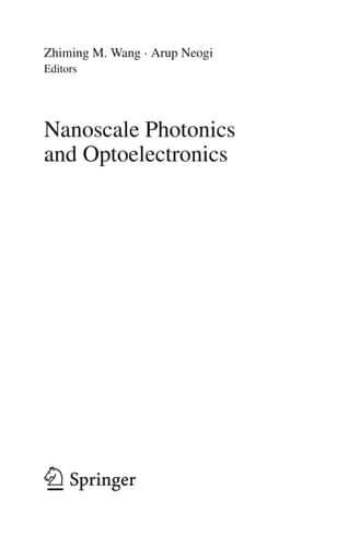 Nanoscale Photonics and Optoelectronics
