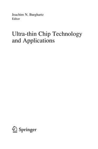 Ultra-thin Chip Technology and Applications