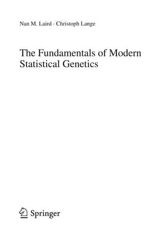 The Fundamentals of Modern Statistical Genetics