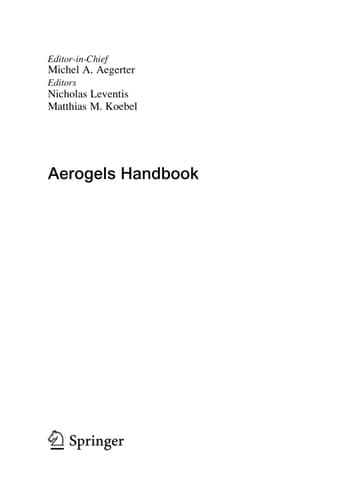 Aerogels Handbook