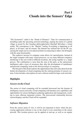 Cloud Connectivity and Embedded Sensory Systems
