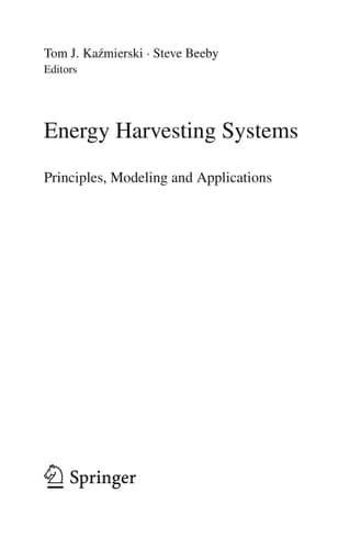 Energy Harvesting Systems Principles, Modeling and Applications