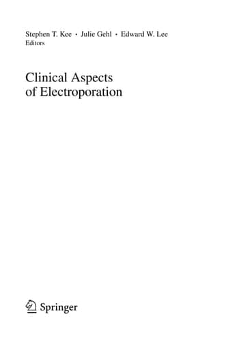 Clinical Aspects of Electroporation