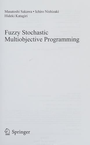 Fuzzy Stochastic Multiobjective Programming