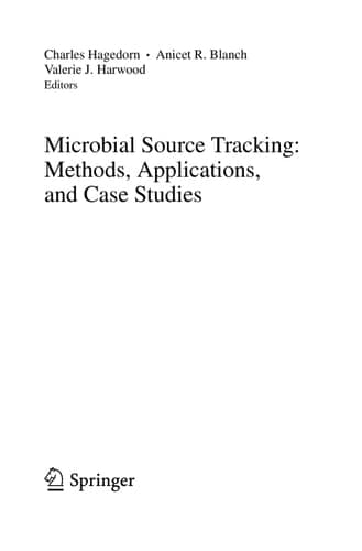 Microbial Source Tracking: Methods, Applications, and Case Studies