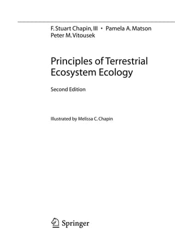 Principles of Terrestrial Ecosystem Ecology