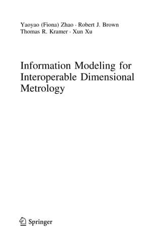 Information Modeling for Interoperable Dimensional Metrology