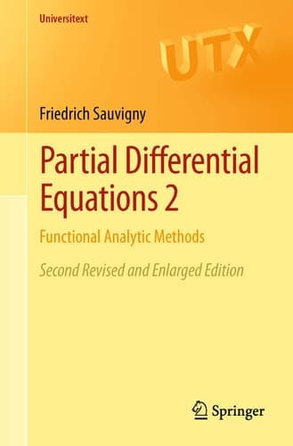 Partial Differential Equations 2 Functional Analytic Methods