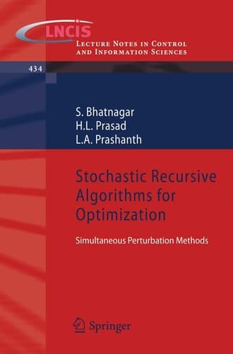 Stochastic Recursive Algorithms for Optimization Simultaneous Perturbation Methods