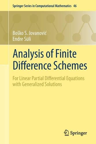 Analysis of Finite Difference Schemes For Linear Partial Differential Equations with Generalized Solutions