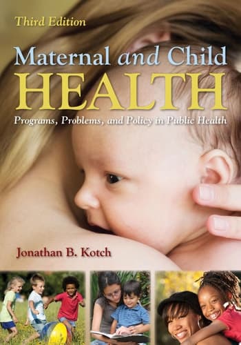 Maternal and Child Health Programs, Problems, and Policy in Public Health