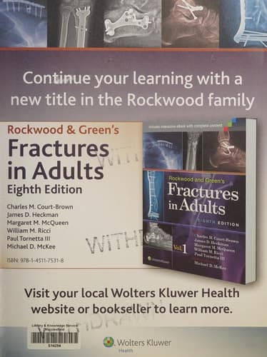 Rockwood and Wilkins' Fractures in Children
