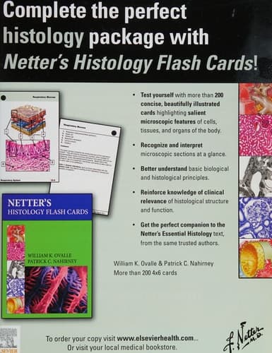 Netter's Essential Histology with Student Consult Access