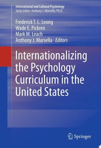 Internationalizing the Psychology Curriculum in the United States