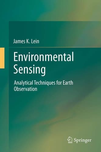Environmental Sensing Analytical Techniques for Earth Observation
