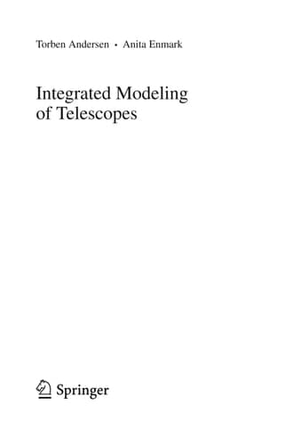 Integrated Modeling of Telescopes