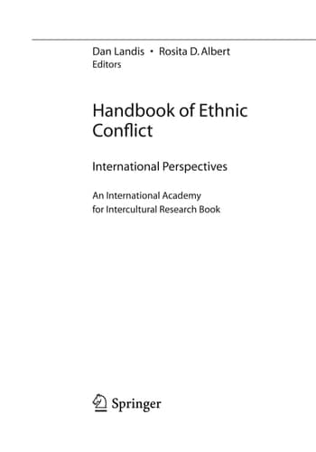 Handbook of Ethnic Conflict International Perspectives