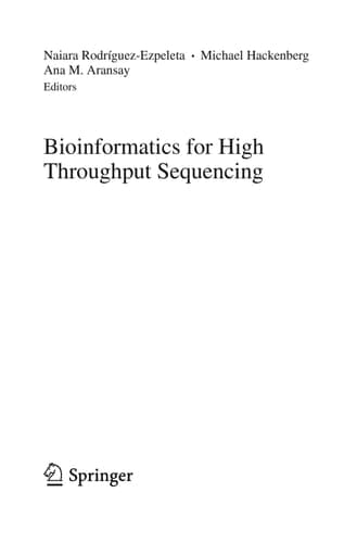 Bioinformatics for High Throughput Sequencing