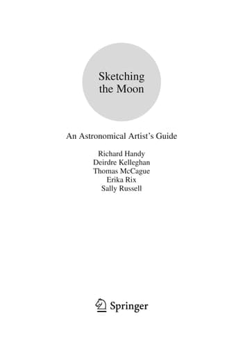 Sketching the Moon An Astronomical Artist's Guide