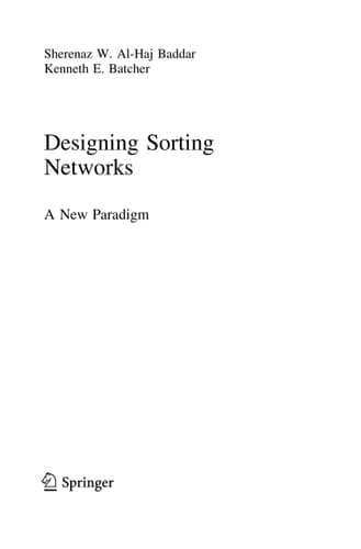 Designing Sorting Networks A New Paradigm