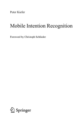 Mobile Intention Recognition