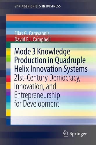 Mode 3 Knowledge Production in Quadruple Helix Innovation Systems 21st-Century Democracy, Innovation, and Entrepreneurship for Development