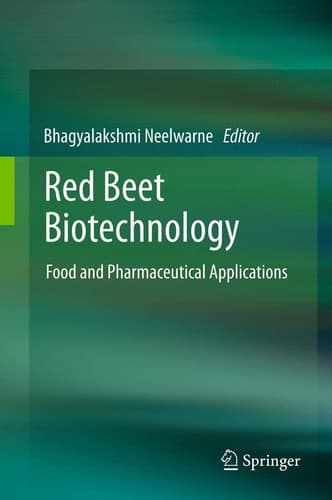 Red Beet Biotechnology Food and Pharmaceutical Applications