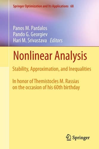 Nonlinear Analysis Stability, Approximation, and Inequalities