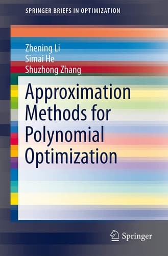 Approximation Methods for Polynomial Optimization Models, Algorithms, and Applications