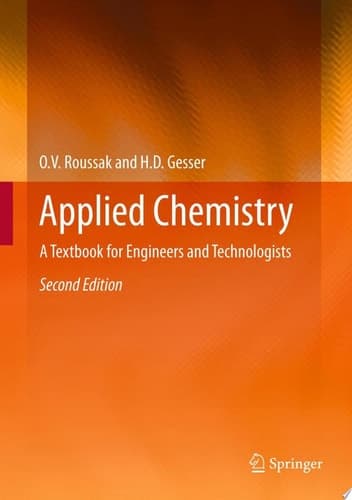 Applied Chemistry A Textbook for Engineers and Technologists