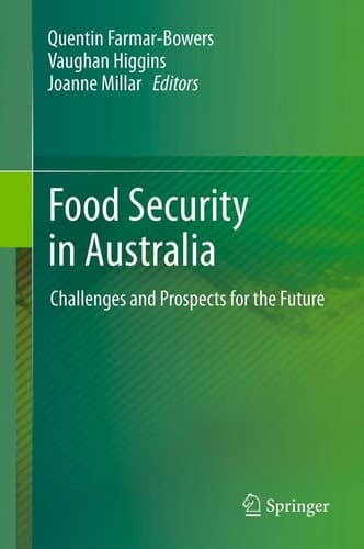Food Security in Australia Challenges and Prospects for the Future