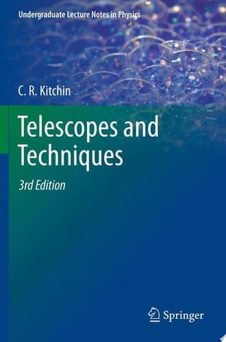 Telescopes and Techniques