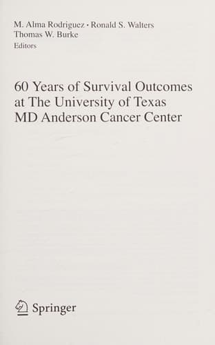 60 Years of Survival Outcomes at The University of Texas MD Anderson Cancer Center